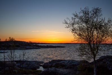 Solnedgång över Inre Håkanskär