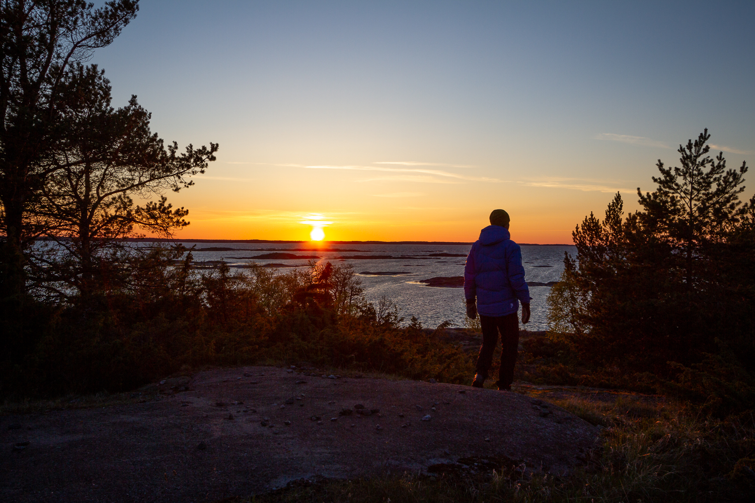 Solnedgång vid Inre Håkanskär